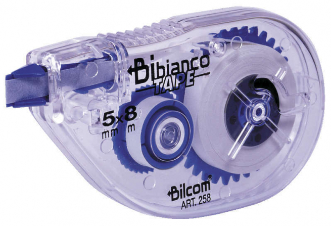 Correttore a nastro "Bibianco tape", 5mm x 8 metri