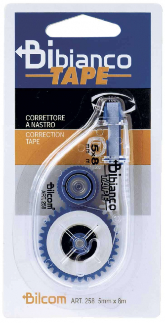 Correttore a nastro "Bibianco tape", 5mm x 8 metri