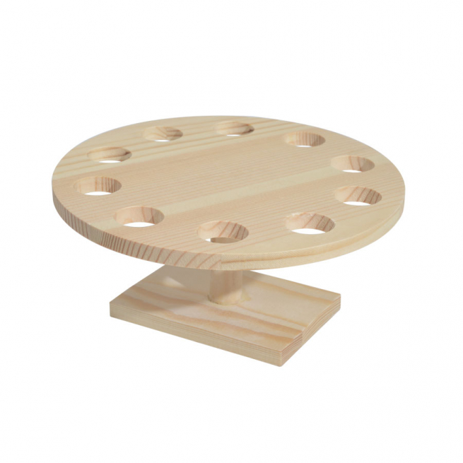 Dispenser porta cono in bamboo diametro 20cm