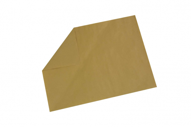 Carta paglia rustica avana per alimenti, 37x50cm, cartone da 10 kg.
