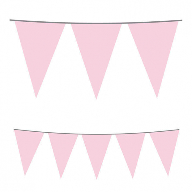Festone bandierine "Notte Rosa", lunghezza 5 metri