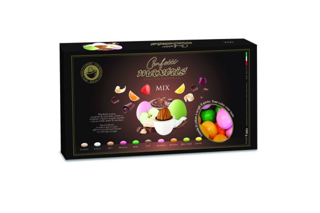 Confetti colorati "Maxtris" mix, confezione da 1 kg