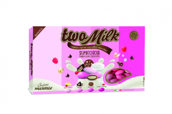 Confetti "Two Milk" sfumati rosa, confezione da 1 kg