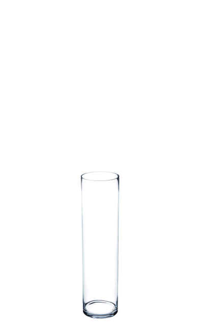 Cilindro in vetro, diametro 15 cm, altezza 50 cm