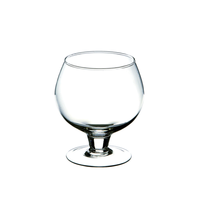 Coppa "Cognac" in vetro, diametro 12.5 cm, altezza 13.5 cm