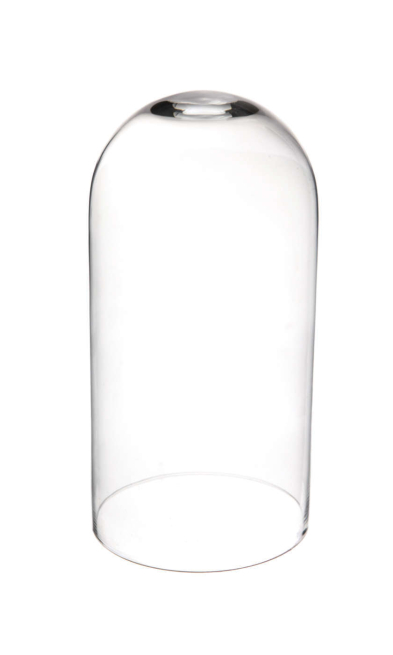 Cupola in vetro, diametro 25cm, altezza 40 cm