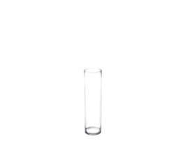 Cilindro in vetro, altezza 50 cm e diametro 15 cm