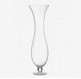 Vaso in vetro altezza 80 cm e diametro 23 cm