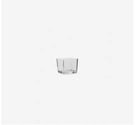 Vaso cubo in vetro, 6x6 cm, altezza 6 cm