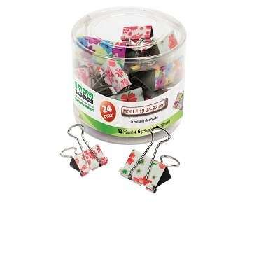 Barattolo con molle decorate