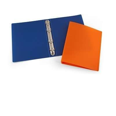 Copertina raccoglitore ad anelli metallici colore fluo formato A5 in colori assortiti