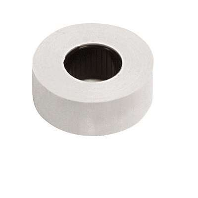 Etichette in rotolo con adesivo removibile per prezzatrici misura 21x12 mm.