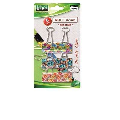 Molle decorate da 32 mm, in confezione da 6 pezzi