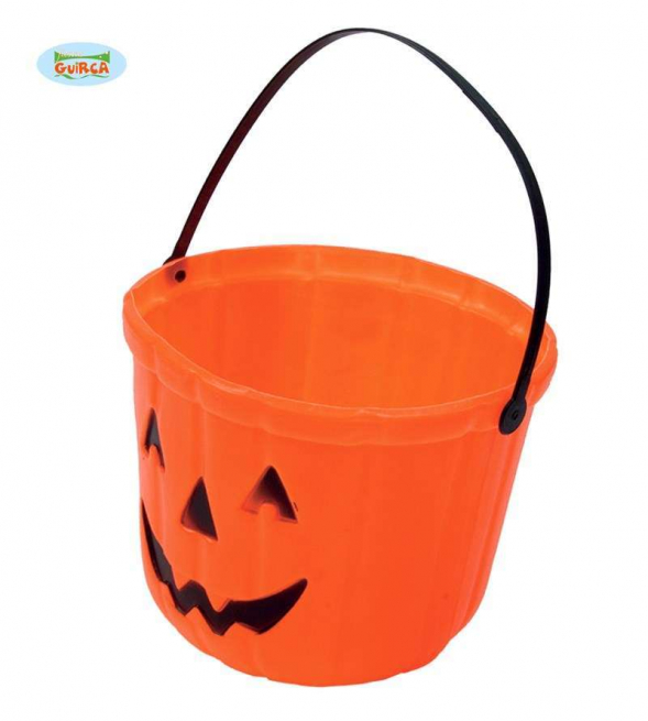 Secchiello "Zucca" con manico, altezza 20 cm