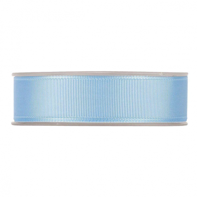 Rotolo nastro tessuto gros grain azzurro