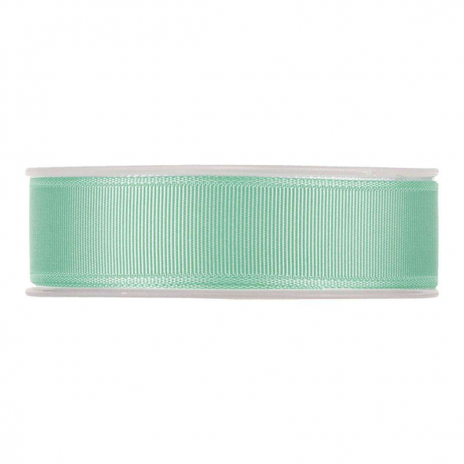 Rotolo nastro tessuto gros grain verde acqua
