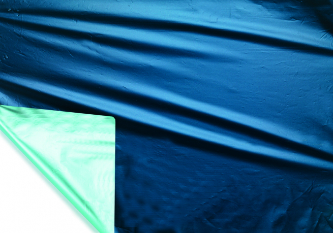 Bobina decor metallizzato HD bicolor tendence 2 lati blu/celeste mt 1x20 mt
