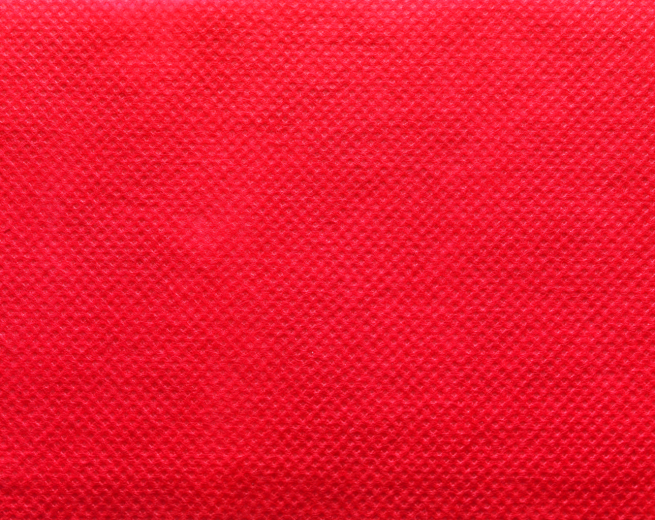Sacchetto tessuto non tessuto rosso, bordo smerlato, confezione da 25 pezzi