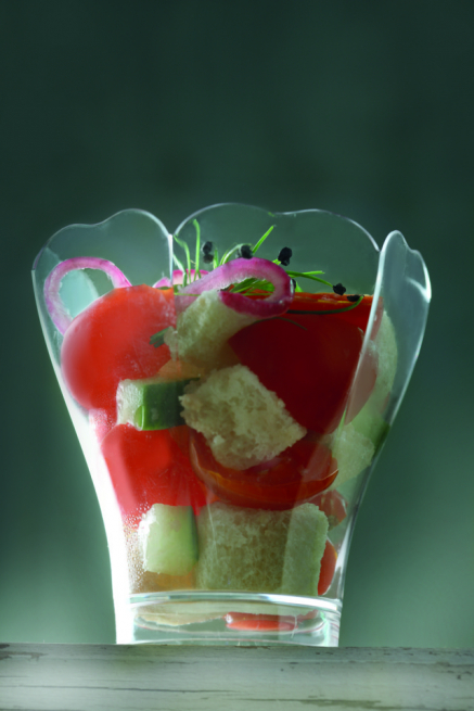 Mini coppetta fingerfood "Lily" in plastica trasparente