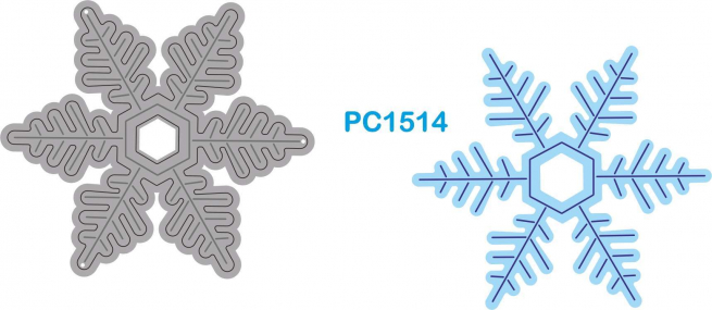 Fustella sottile, figura fiocco di neve