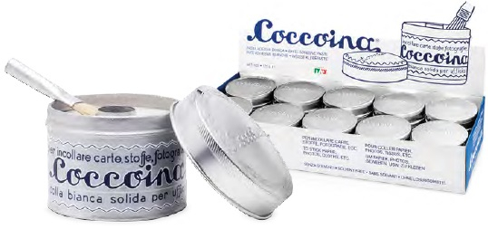 Colla Coccoina 603 in barattolo di alluminio da 125gr con pennello