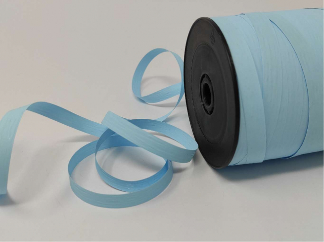 Rotolo nastro carta sintetica pervinca altezza 10 mm, in bobina da 250 mt