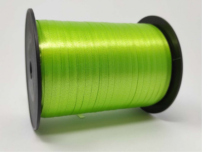 Rotolo nastro "Splendene" diamant verde mela altezza 5 mm, bobina da 500 mt