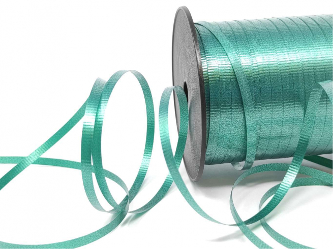 Rotolo nastro "Splendene" goffrato verde pino altezza 5 mm, in bobina da 500 mt