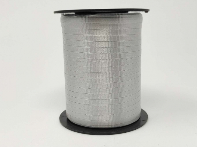 Rotolo nastro "Splendene" goffrato argento altezza 5 mm, in bobina da 500 mt