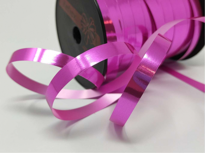 Rotolo nastro "Reflex" rosa altezza 10 mm, in bobina da 250 mt