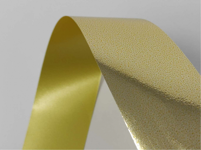 Rotolo nastro "Reflex" oro, in bobina da 100 mt