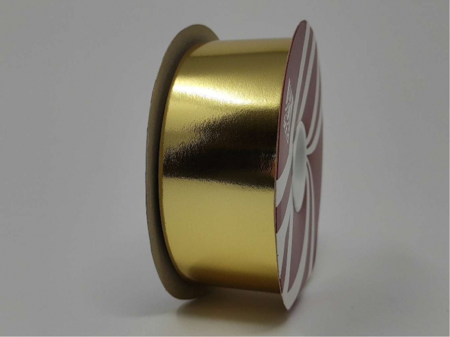 Rotolo nastro "reflex" oro, in bobina da 100 mt