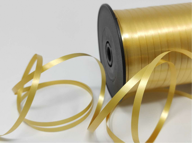 Rotolo nastro "Splendene" diamant oro antico altezza 5 mm, bobina da 500 mt