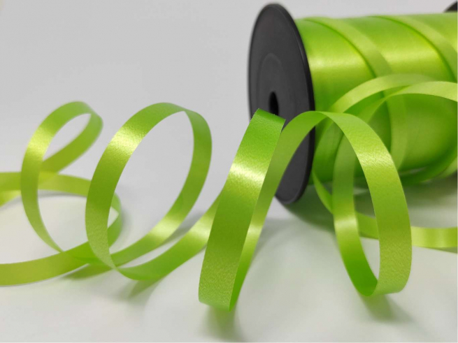 Rotolo nastro "Splendene" diamant verde mela, altezza 10 mm, bobina da 250 mt