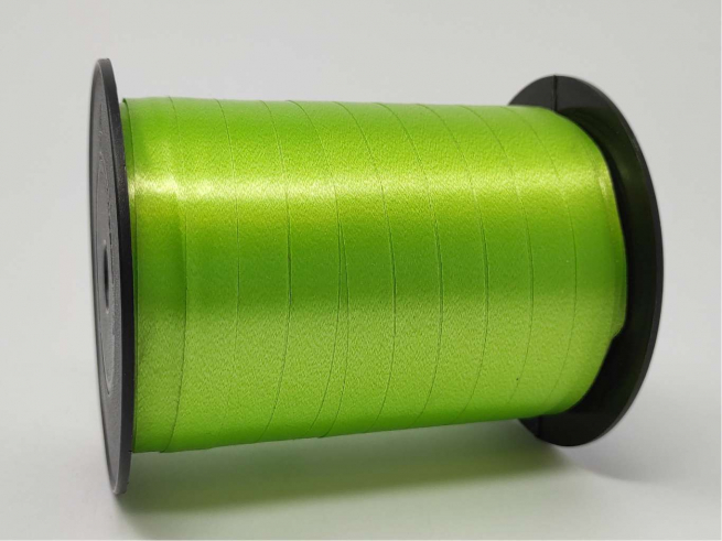 Rotolo nastro "Splendene" diamant verde mela, altezza 10 mm, bobina da 250 mt