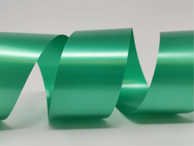 Rotolo nastro "Splendene" diamant verde smeraldo, bobina da 100 mt