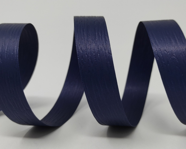 Rotolo nastro carta sintetica blu mare altezza 19 mm, in bobina da 50 mt