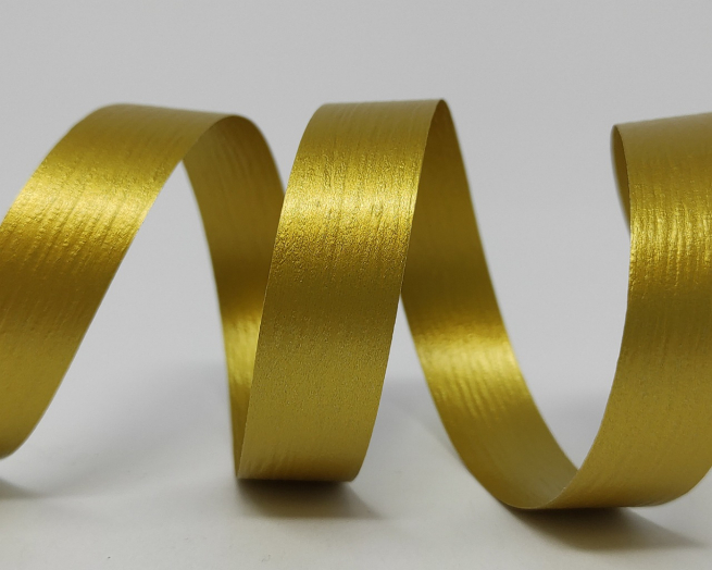 Rotolo nastro carta sintetica colori metallizzati, altezza 19 mm, in bobina da 50 mt