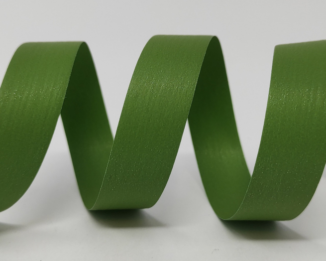 Rotolo nastro carta sintetica verde muschio, altezza 19 mm, in bobina da 50 mt