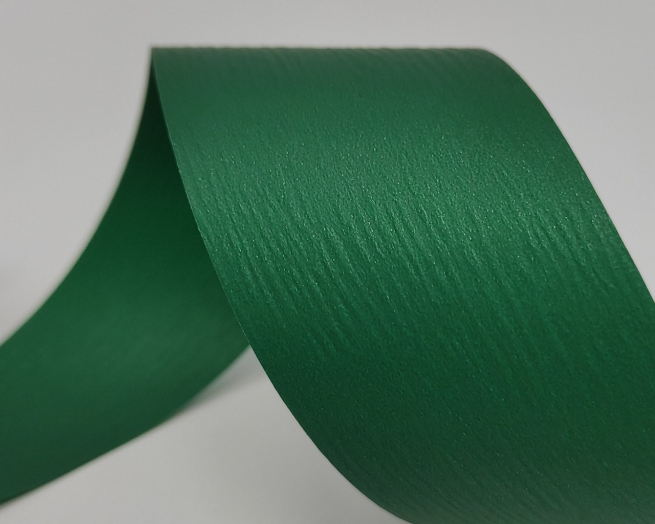 Rotolo nastro carta sintetica verde pino altezza 48 mm, in bobina da 50 mt