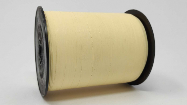 Rotolo nastro carta sintetica avorio altezza 10 mm, in bobina da 250 mt
