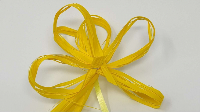 Rafia basic "Sveltostrip" giallo limone in confezione da 50 pezzi