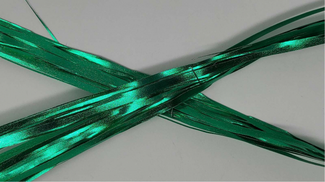 Rafia basic "Sveltostrip" verde smeraldo in confezione da 50 pezzi