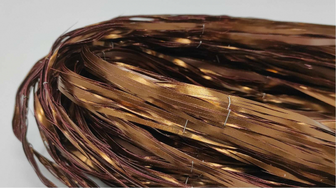 Rafia basic "Sveltostrip" cacao in confezione da 50 pezzi, diametro fiocco 14 cm