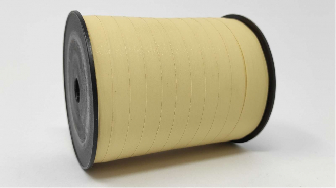 Rotolo nastro carta sintetica ecrù, altezza 10 mm, bobina da 250 mt