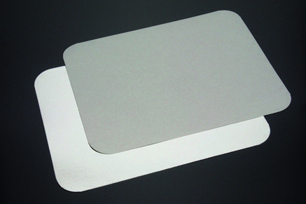 Coperchio in cartoncino accoppiato per vaschetta in alluminio