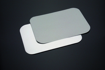 Coperchio in cartoncino accoppiato per vaschetta in alluminio