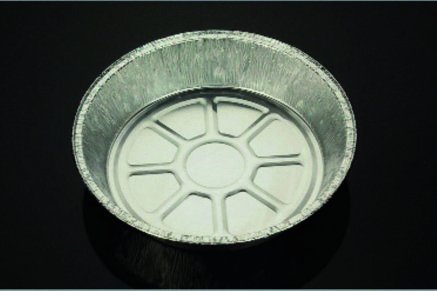 Vaschetta alluminio rotonda, altezza 40mm, confezione da 100 pezzi