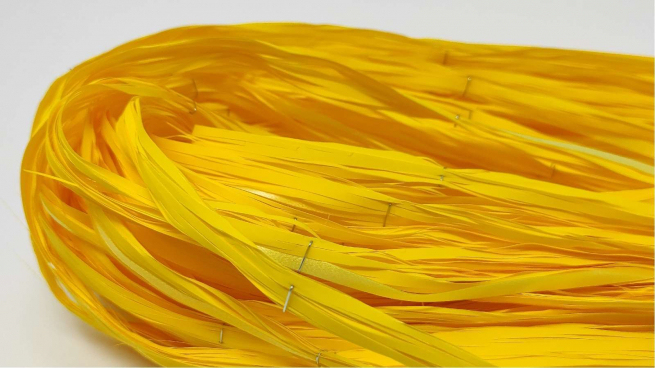 Rafia basic "Sveltostrip" giallo limone in confezione da 50 pezzi