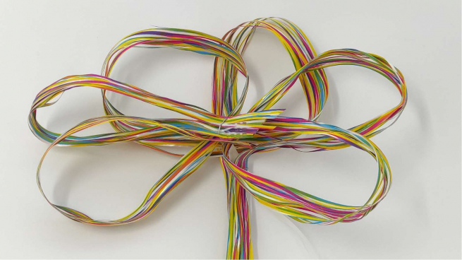 Rafia basic "sveltostrip" multicolor in confezione da 50 pezzi